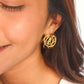 Swirl Earrings Gold Mini -House of Pehr